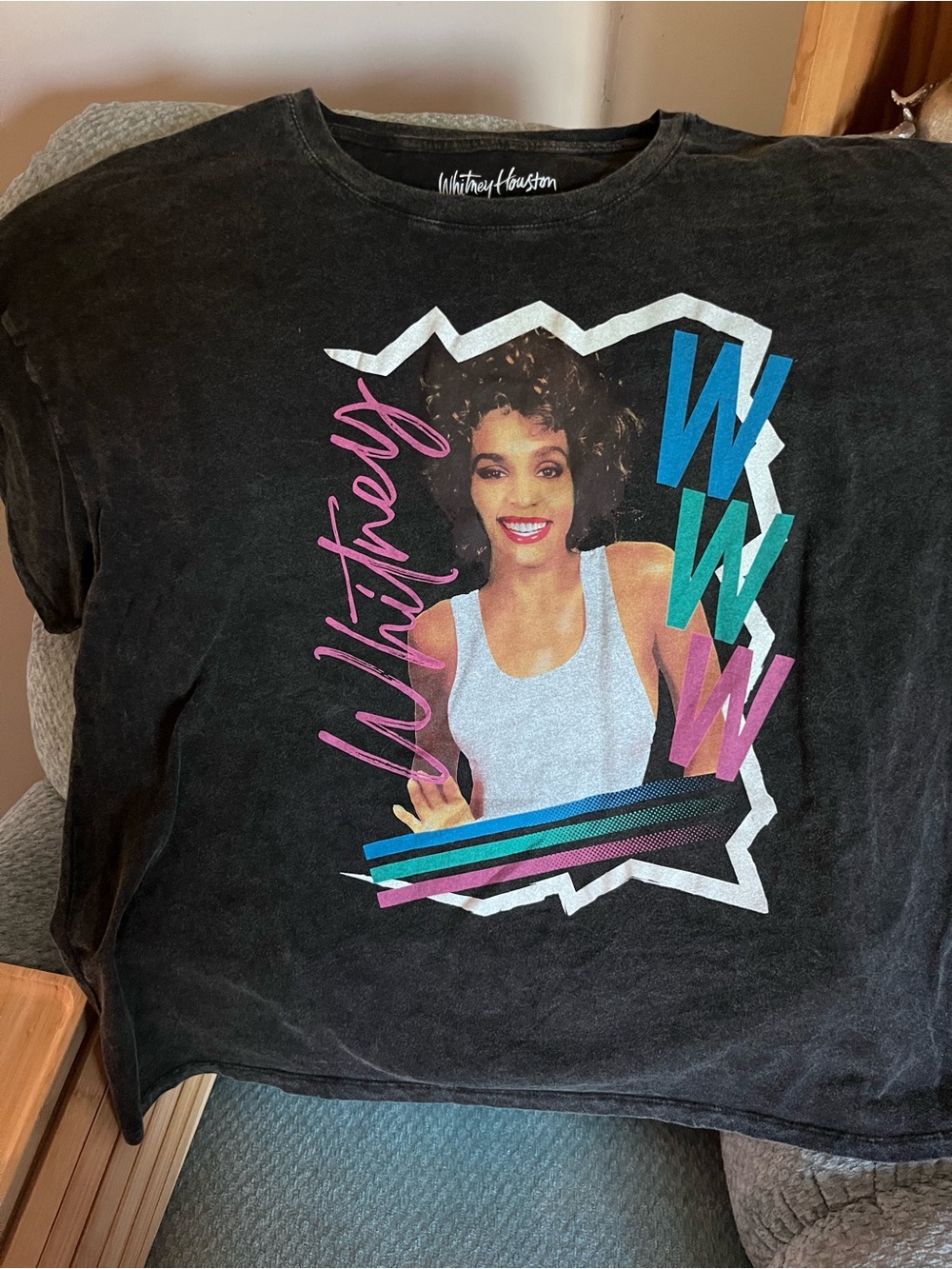 Black Graphic Short-Sleeve Tee